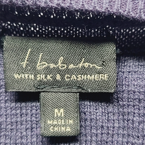 t. babaton Aritzia Bailey cashmere & silk blend open back sweater sz M (PTP 21") - Picture 6 of 7